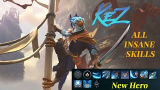 Kez Hero Spotlight – All abilities and skills showcase dota2 bgodgaming [upl. by Adyaj]