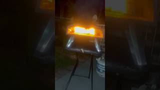 Temu brick pizza oven catches on fire [upl. by Trix793]