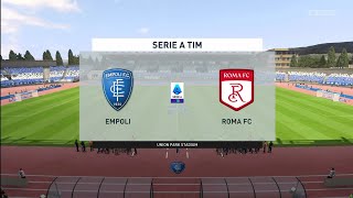 FIFA 22 Empoli vs Roma  Serie A  Full Match [upl. by Moe]