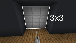 Easy 3x3 Piston Door in Minecraft Bedrock Tutorial [upl. by Trumaine161]