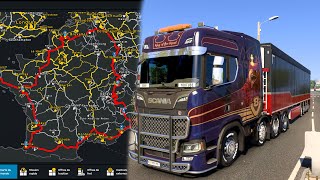 le tours de la France Complet sur eurotrucksimulator2 volantegamer gaming [upl. by Dagall]