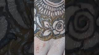 Mandala Mehndi Design back hand Youtubeshort mehdni viral shorts easydesign [upl. by Sherrill]