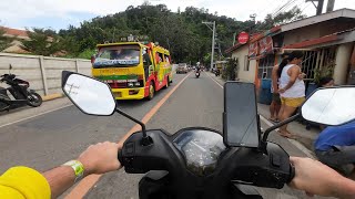 Moped Descent from Temple of Leah to Cebu  Philippines [upl. by Sharity289]