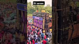 DJ Sarzen pro jhaarakhand sound testing full vibration short viral video 4k [upl. by Vashtia]