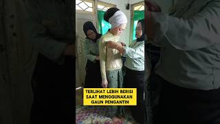 beginilah cara mua mengatasi pengantin wanita kurus agar terlihat berisi ‼️‼️ mua nikah manten [upl. by Ainegul]