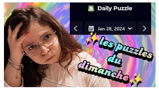 Cassetête des Daily Puzzle chesscom du dimanche [upl. by Alamaj]