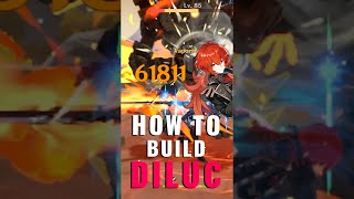 How To Build Diluc  Artifacts amp Weapons  Genshin Impact [upl. by Lebbie]