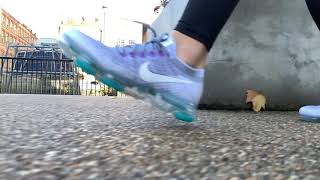 Womens Nike Air VaporMax Flyknit Grape SloMo [upl. by Nikkie]