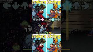 Friday Night Funkin Broken Strings VS Elmo【Sesame Street】shorts [upl. by Nosliw]