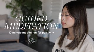 10 Minute Guided Meditation for Positive Energy Peace amp Light 🌤 [upl. by Eiznik610]