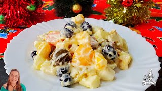 SALADA DE MAIONESE COM FRUTAS  RECEITA ESPECIAL DE NATAL [upl. by Akenot]