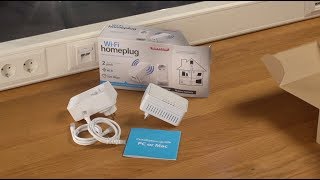 Unboxing e installazione di Sitecom LN555 WiFi Homeplug Dualpack  ITALIANO [upl. by Maze877]