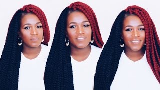 No Cornrows Individual Crochet Box Braids Using Toyokalon Hair [upl. by Corvese230]