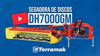 Segadora de discos con acondicionador de rodillos TERRAMAK  DH7000GM  Bellon Segadoras [upl. by Launce188]