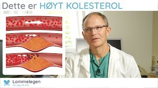 Dette er HØYT KOLESTEROL  Lommelegen  Hjerte og karsykdommer [upl. by Yhtur328]