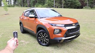 2022 Chevrolet Trailblazer AWD Activ Start Up Test Drive Walkaround POV and Review [upl. by Eiduam722]