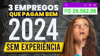 Os 3 MELHORES EMPREGOS para um jovem sem experiência em 2024  Amanda Natacha [upl. by Cuttler973]