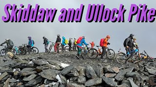 Biiig group ride in the Lake District Skiddaw summit emtb mtb [upl. by Langley748]