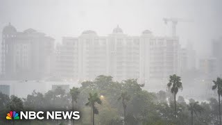 Hurricane Milton makes landfall as Category 3 storm near Siesta Key Florida [upl. by Aiuoqes]