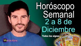 🌜Horóscopo semanal 🌛2 al 8 diciembre todos los signos [upl. by Inalaehon301]