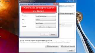 Planifier la défragmentation dun disque sous Windows Défragmenteur de disque [upl. by Anail]
