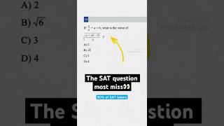 Must know SAT math question ⏳ digitalsat satprep [upl. by Tihom]