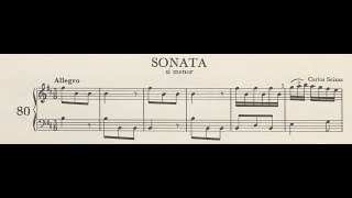 Carlos Seixas  Sonata No 80 in B minor Harpsichord w sheet music [upl. by Eniwtna]