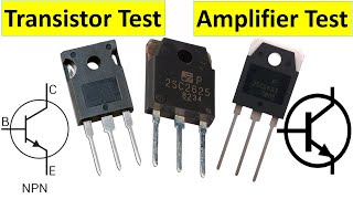 Learn how to test transistoramplifier with multimeter [upl. by Lewis]