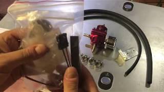 Part 1  Installing a Walbro 255  Fuel Pressure regulator in a S13 with a CA18DET [upl. by Esenej]