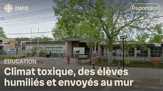 Québec ordonne une enquête sur 11 enseignants d’une école primaire de Montréal [upl. by Hardner379]