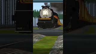 Chessie Steam Special in 1977 Reading 2101 trainzsimulator chessie [upl. by Scheld]