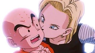 DBZ Gohan finds out that Krillin Likes Android 18 [upl. by Nnayelhsa]