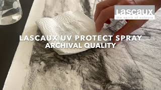 Lascaux UV Protect Spray  special spray head [upl. by Zolly698]