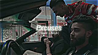 Excuses  AP Dhillon  Lofi Song   Slowed  Reverb   lofirahull lofirahull [upl. by Attiuqahs]