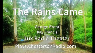 The Rains Came  George Brent  Kay Francis  Lux Radio Theater [upl. by Enelahs260]