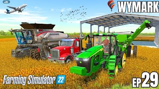 big COMBINE Farming Simulator 22 HARVESTING  FS 22  wymark EP 29Timelapse [upl. by Leffen]