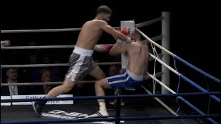 Genti Morina vs Julijan Savic Full Fight  Danish Fight Night [upl. by Poliard]