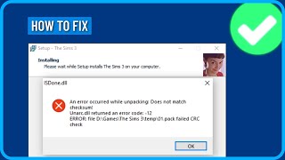 How to Fix FitGirl Setup ISDonedll amp Unarcdll Error [upl. by Melvin112]