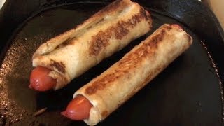 TOASTED HOT DOGS RECIPE  Gregs Kitchen [upl. by Collum]