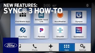 SYNC®3 New Features  SYNC 3 HowTo  Ford [upl. by Bolten888]