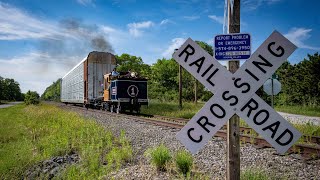 118 year old Steam Engine pulling modern Freight [upl. by Amabel]