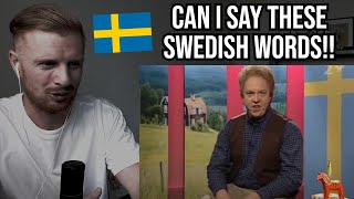 Reaction To Hipp Hipp  Svenska för nybörjare Swedish Comedy [upl. by Karoly]