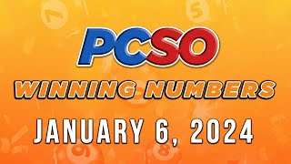 P607M Jackpot Grand Lotto 655 2D 3D 6D and Lotto 642  January 6 2024 [upl. by Eenaffit]