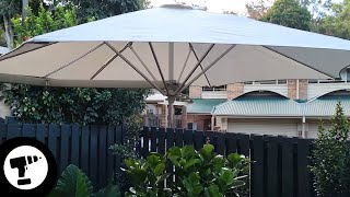 Umbrosa Paraflex umbrella installation [upl. by Asseneg]