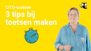 Help een toets 3 tips om vol zelfvertrouwen aan je citotoets te beginnen [upl. by Llertnov]