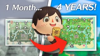 Touring My DAY 1 Island  Animal Crossing New Horizons [upl. by Milore]