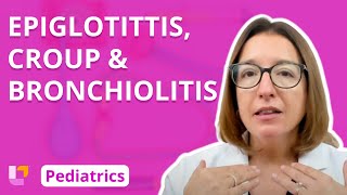 Epiglottitis Croup Bronchiolitis  Pediatric Nursing  Respiratory Disorders  LevelUpRN [upl. by Apostles]