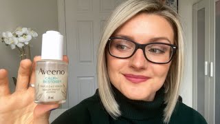 Product Review Aveeno Calm  Restore Triple Oat Serum  Cristina Maria [upl. by Enivid427]