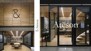 ATESON HOME  A tour down the natural and sustainably made sanitary showroom [upl. by Tillio]