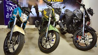 Yamaha FZS V2 models comparison FZS V30 ABS Coming  Price Mileage  Review [upl. by Ahsiled]